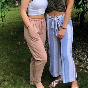 Pink paper bag pant!